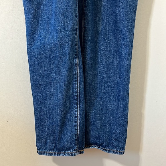 Levi's Original Skinny Medium Wash 100% Cotton Overalls Size Large - Picture 5 of 12